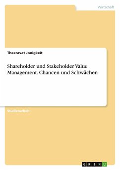Shareholder und Stakeholder Value Management. Chancen und Schwächen