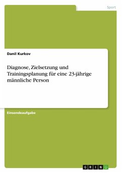 Diagnose, Zielsetzung und Trainingsplanung für eine 23-jährige männliche Person - Kurkov, Danil
