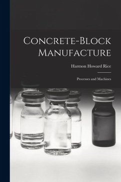 Cover Concrete-block Manufacture; Processes and Machines