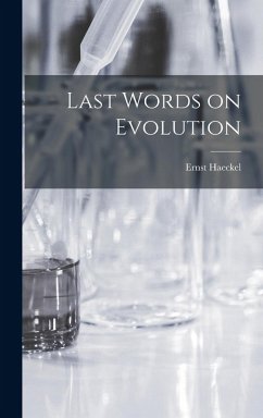 Cover Last Words on Evolution