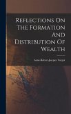 Reflections On The Formation And Distribution Of Wealth