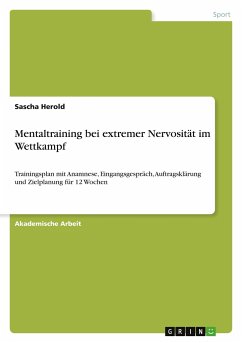 Mentaltraining bei extremer Nervosität im Wettkampf - Herold, Sascha