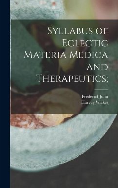 Cover Syllabus of Eclectic Materia Medica and Therapeutics;