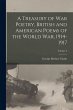 A Treasury of war Poetry, British and... - Bild 1
