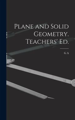 Cover Plane and Solid Geometry. Teachers' ed.