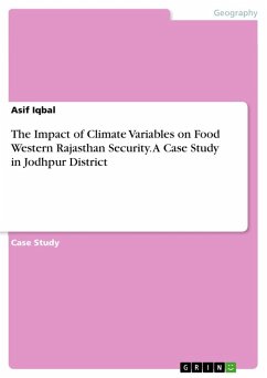 The Impact of Climate Variables on Food Western Rajasthan Security. A Case Study in Jodhpur District