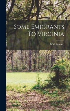 Cover Some Emigrants To Virginia