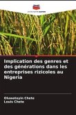 Implication des genres et des générations dans les entreprises rizicoles au Nigeria