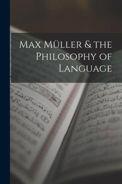 Cover Max Müller & the Philosophy of Language