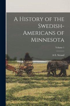 Cover A History of the Swedish-Americans of Minnesota; Volume 1