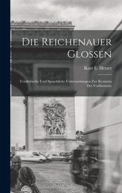 Die Reichenauer Glossen - Hetzer, Kurt E