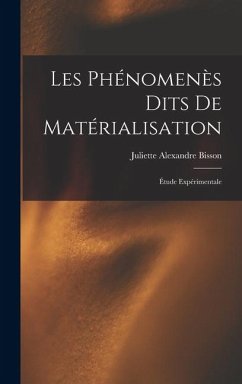 Cover Les phénomenès dits de matérialisation