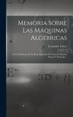 Memoria Sobre Las Máquinas Algébricas