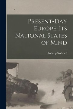Cover Present-day Europe, its National States of Mind