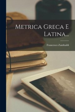Cover Metrica Greca E Latina...