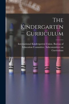 Cover The Kindergarten Curriculum