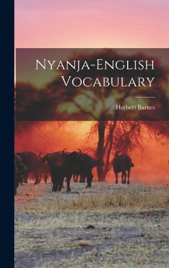 Cover Nyanja-English Vocabulary