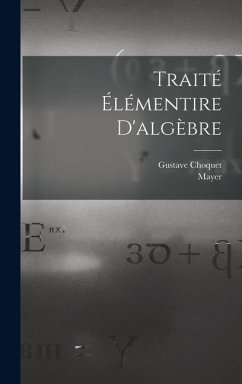 Cover Traité Élémentire D'algèbre