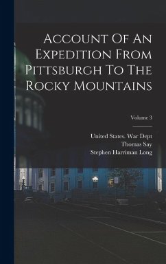 Cover Account Of An Expedition From Pittsburgh To The Rocky Mountains; Volume 3