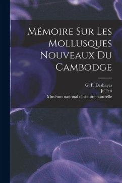 Cover Mémoire sur les mollusques nouveaux du Cambodge