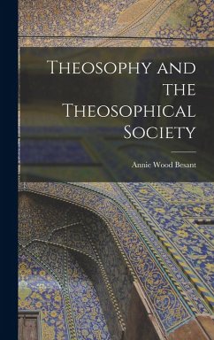 Cover Theosophy and the Theosophical Society