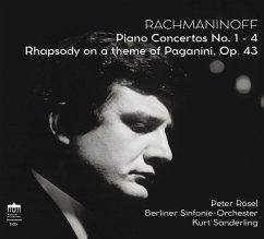 Rachmaninoff:Piano Concertos & Paganini Rhapsody - Rösel/Berliner Sinfonie-Orchester/Sanderling