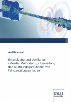 Entwicklung und Verifikation virtueller Methoden zur Bewertung des Mündungsgeräusches von Fahrzeugabgasanlagen - Hillenbrand, Jan