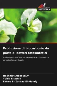 Produzione di biocarbonio da parte di batteri fotosintetici - Aldesuquy, Heshmat;Ellazeik, Yehia;El-Mahdy, Fatma El-Zahraa