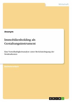 Immobilienholding als Gestaltungsinstrument - Anonym