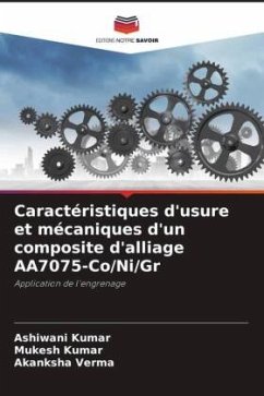 Caractéristiques d'usure et mécaniques d'un composite d'alliage AA7075-Co/Ni/Gr - Kumar, Ashiwani;Kumar, Mukesh;Verma, Akanksha