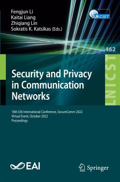 Security and Privacy in Communication Networks