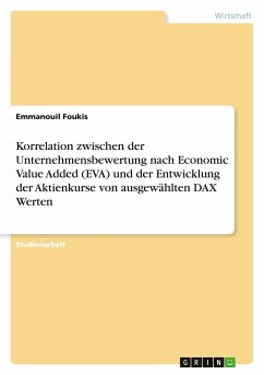 Korrelation zwischen der Unternehmensbewertung nach Economic Value Added (EVA) und der Entwicklung der Aktienkurse von ausgewählten DAX Werten