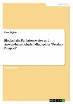 Blockchain. Funktionsweise und Anwendungsbeispiel Mindspider "Product Passport"