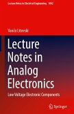 Lecture Notes in Analog Electronics