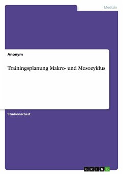 Trainingsplanung Makro- und Mesozyklus