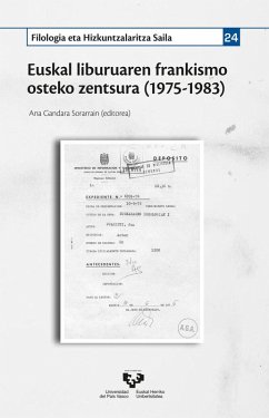 Cover Euskal liburuaren frankismo osteko zentsura : 1975-1983