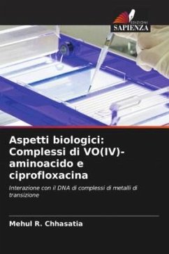 Aspetti biologici: Complessi di VO(IV)-aminoacido e ciprofloxacina - Chhasatia, Mehul R.