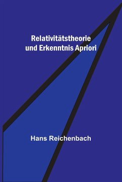 Cover Relativitätstheorie und Erkenntnis Apriori