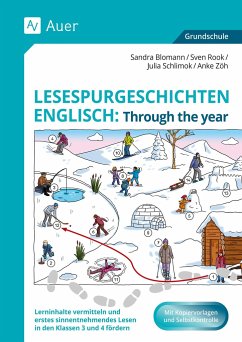 Lesespurgeschichten Englisch: Through the year - Blomann, S.;Rook, S.;Schlimok, J.