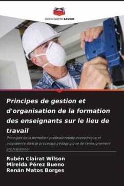 Cover Principes de gestion et d'organisation de la formation des enseignants sur le lieu de travail