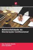 Admissibilidade da Declaração Confessional