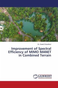 Improvement of Spectral Efficiency of MIMO MANET in Combined Terrain