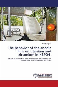 The behavior of the anodic films on titanium and zirconium in H3PO4