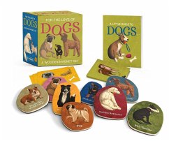 For the Love of Dogs: A Wooden Magnet Set - Freitag, Meg