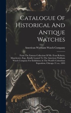 Cover Catalogue Of Historical And Antique Watches