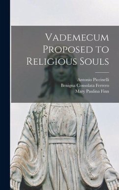Cover Vademecum Proposed to Religious Souls