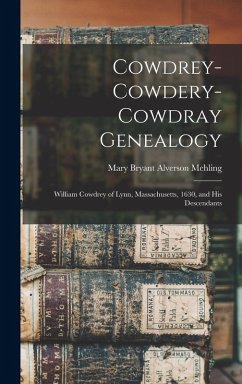 Cover Cowdrey-Cowdery-Cowdray Genealogy