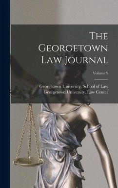 Cover The Georgetown Law Journal; Volume 9