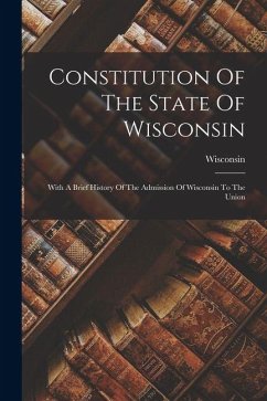 Constitution Of The State Of Wisconsin