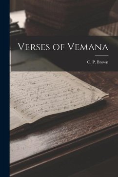 Verses of Vemana - Brown, C. P.